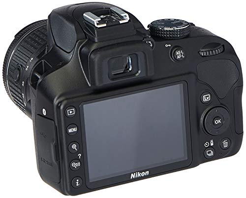 Back of Nikon D3400 showing LCD screen