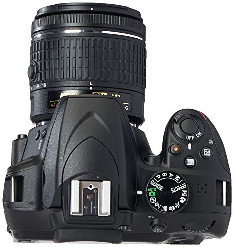 Nikon D3400 top view with mode dial