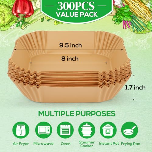Stack of 300 piece parchment paper liners