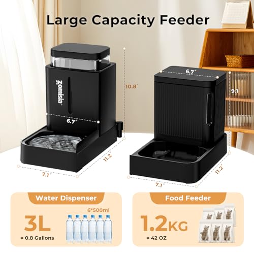 Water dispenser and feeder unit