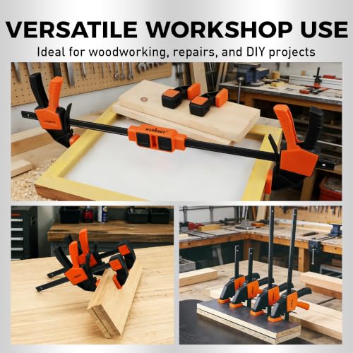 Set overview showing all 8 clamps