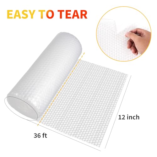 Two rolls of transparent skardeco cushioning wrap