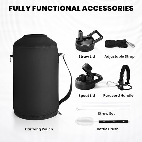 RAYMYLO water bottle wide mouth opening