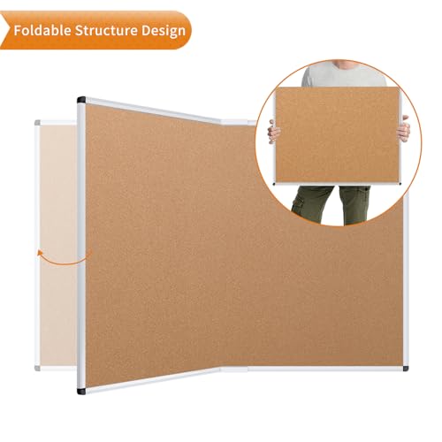 Mounted VIZ-PRO bulletin board in office