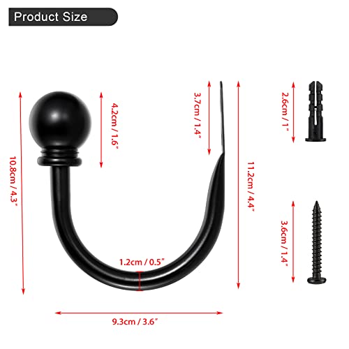 Aluminum alloy curtain hook hardware