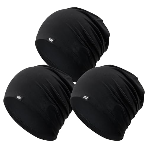 QINGLONGLIN Cooling Skull Cap 3 Pack front view