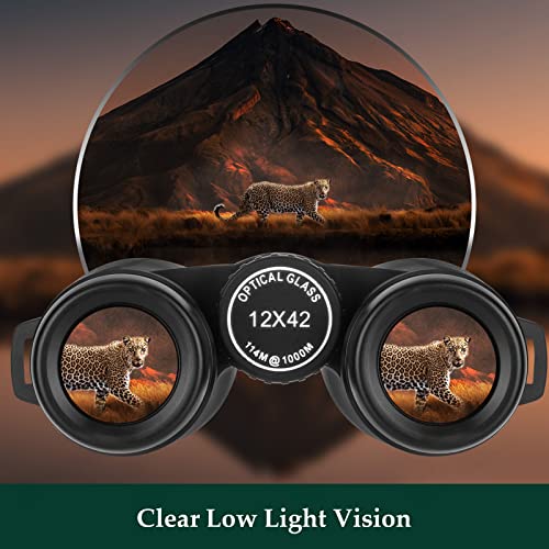 Adorrgon 12x42 binoculars side profile