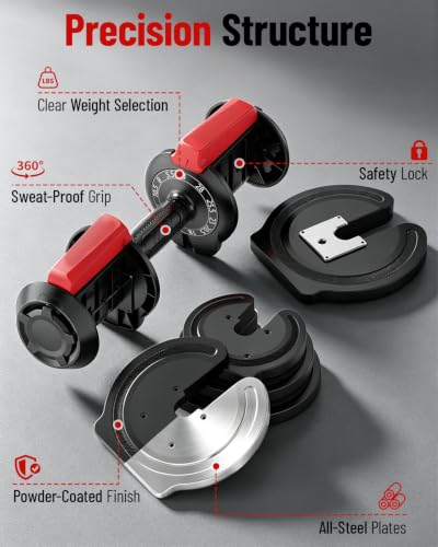 Yagud dumbbell in included storage tray