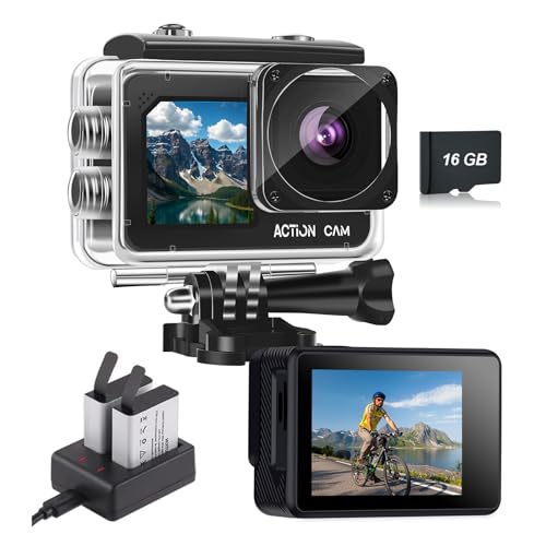 Nvgfelis N300 Black action camera front view
