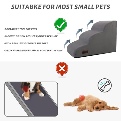 Non-slip bottom of Aodisman pet stairs