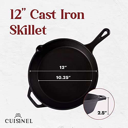 Pre-seasoned cooking surface of Cuisinel skillet
