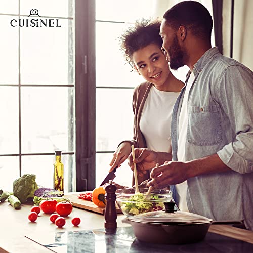 Bottom view of Cuisinel 12-inch frying pan