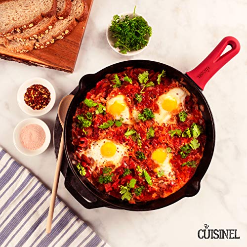 Cuisinel cast iron skillet ready for cooking
