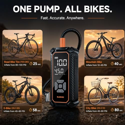 OlarHike inflator accessories including ball needle and valve adapter