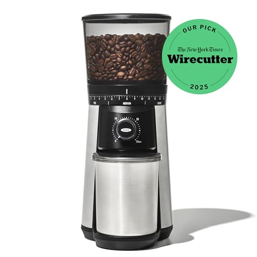Top view of OXO Brew bean hopper