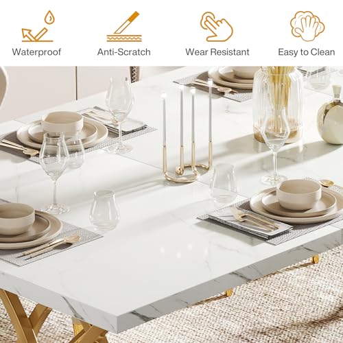 Perspective view showing table dimensions