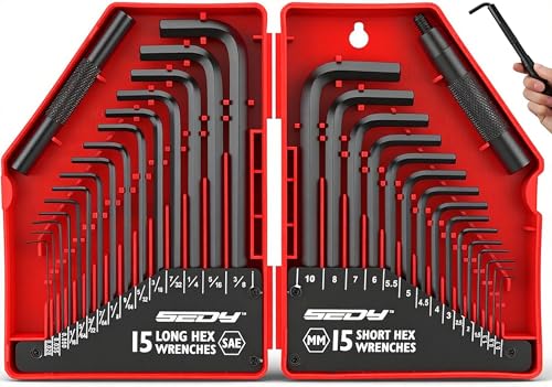 SEDY 32-Piece Hex Key Wrench Set overview