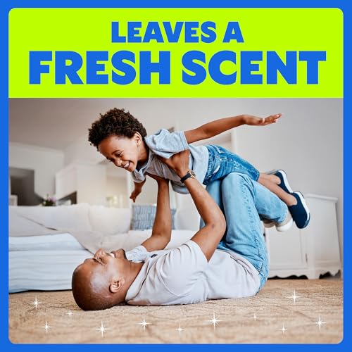Bottle of SHOUT cleaner on carpet