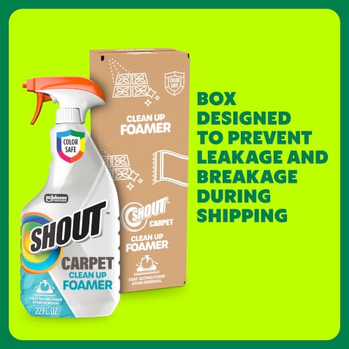 Side view of SHOUT Carpet Fresh bottle