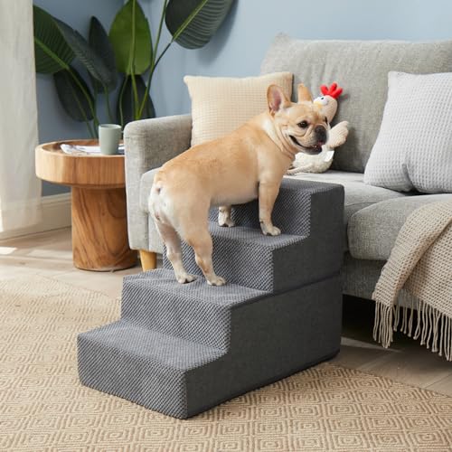 EHEYCIGA 4-step pet ladder foam construction