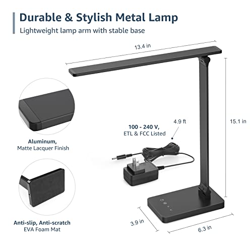 Lepro minimalist desk lamp on workspace