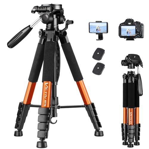 Victiv 74 Inch NT70 tripod in orange