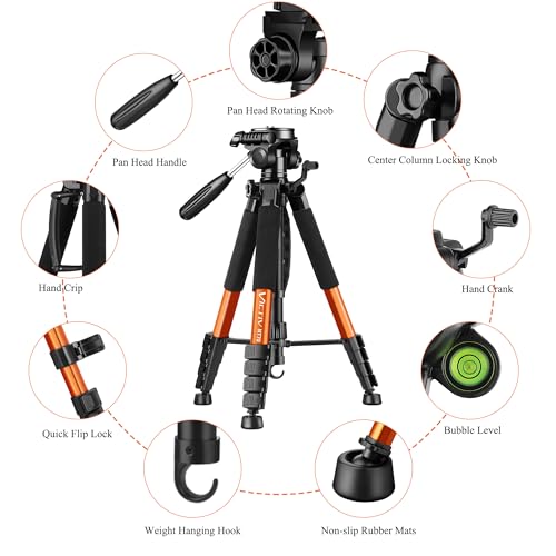Victiv 74 inch tripod weight hook detail
