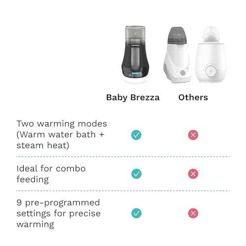 Baby Brezza black milk warmer top view