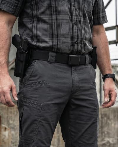 Tactical belt nylon webbing texture