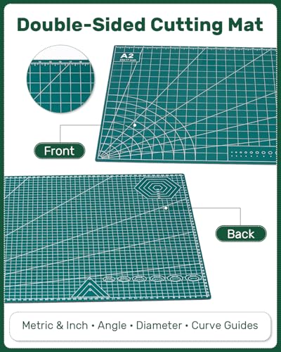 Green 17 by 23 inch cutting board