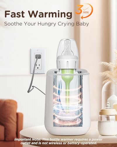 White Bear bottle warmer side profile