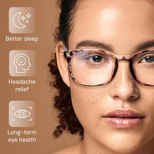 Transparent frame glasses side view