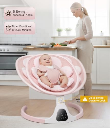Control panel on Suihuooo infant swing