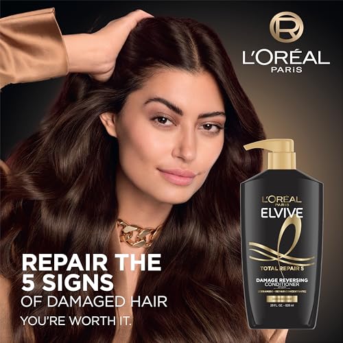 Back label of Elvive Total Repair 5 conditioner