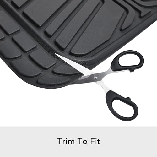 Floor mats displayed for car interior layout