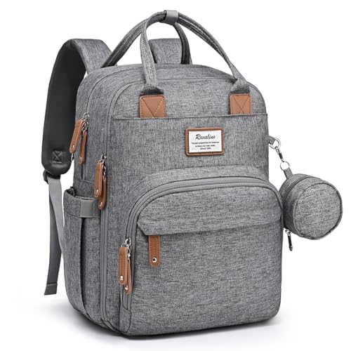 RUVALINO Diaper Bag Backpack front view