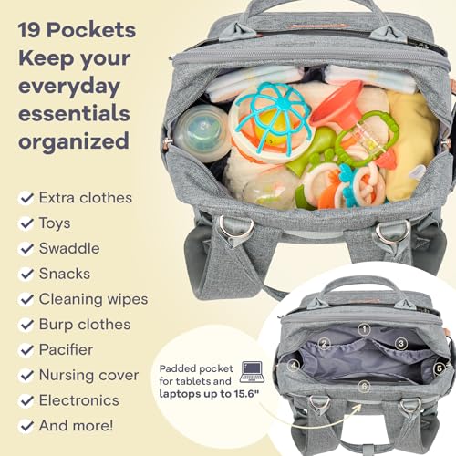 Insulated bottle pockets in RUVALINO bag