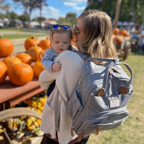 Top opening of RUVALINO diaper backpack