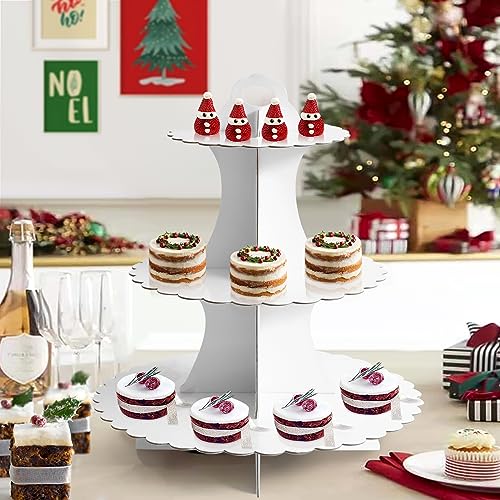 Cupcake stand holding party snacks