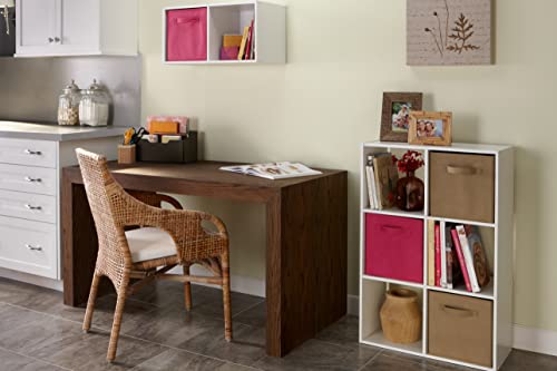 Interior view of ClosetMaid cube storage openings