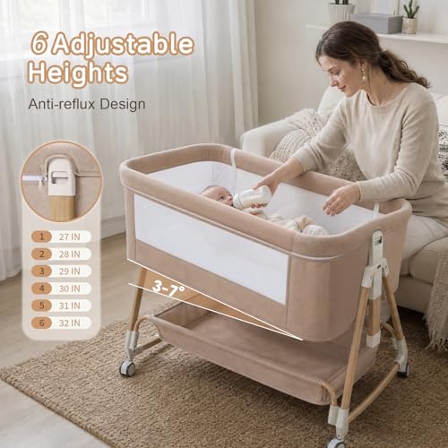 Uuoeebb bassinet side panel mesh detail