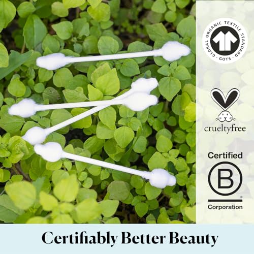 Package of 60ct organic cotton swabs