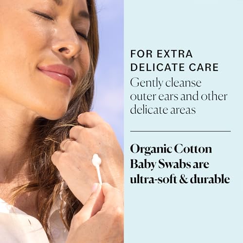 Close up of soft cotton swab tips