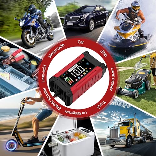 Car battery charger interface details