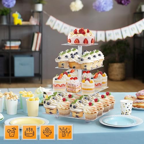 Assembled LoveDisplay stand with dessert arrangement