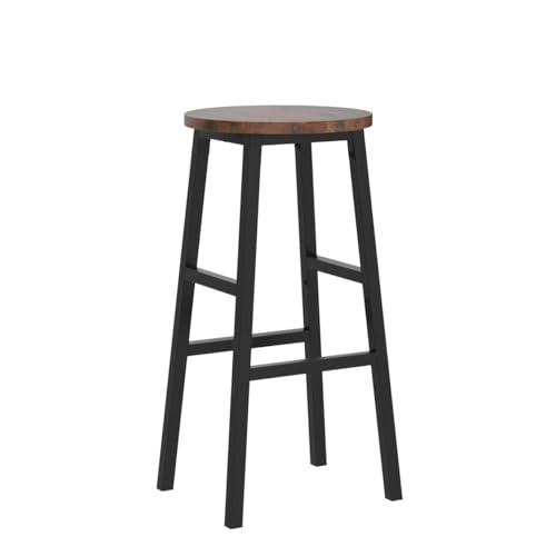 Metal frame construction detail of bar chair