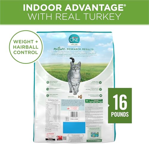 Purina ONE Indoor Advantage packaging back