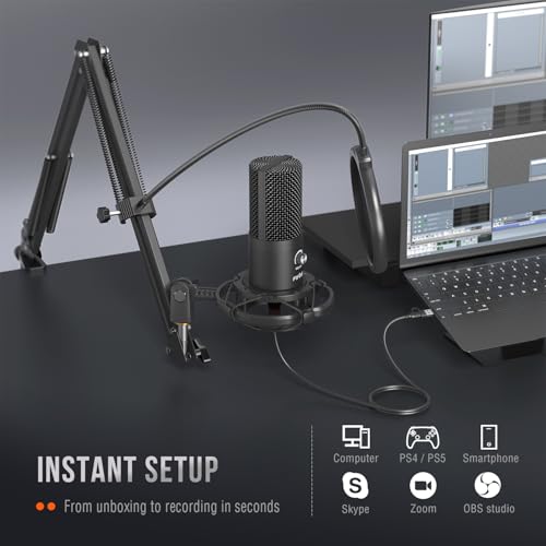 Side profile of FIFINE T669 recording gear