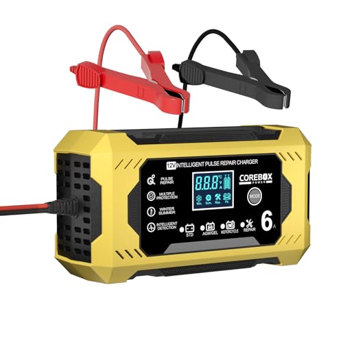 COREBOX 6-Amp 12V smart charger front view