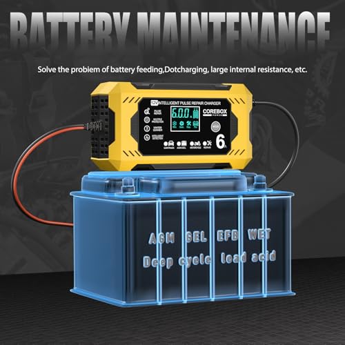 Close up of COREBOX battery charging clamps